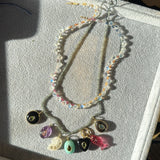 PREORDER: MOONSTONE AND SAPPHIRE BRIOLETTE NECKLACE