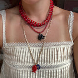 12MM Coral Beach Necklace