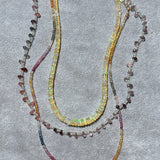LIMITED EDITION SPINEL BRIOLETTE AND AQUAMARINE NECKLACE