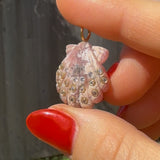 LIMITED EDITION : Luxe Rhodochrosite shell charm