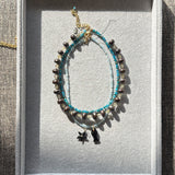 2.5 mm Aquamarine Layering Necklace