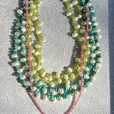 Iris Turq and Pearl Mixed Necklace