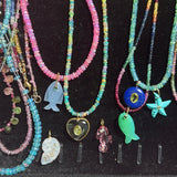 MAGGIE PINK FACETED OPAL NECKLACE