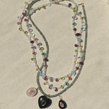 KALEIDOSCOPE MOONSTONE AND MULTI BRIOLETTE NECKLACE