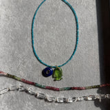 TINY 2MM NECKLACE IN APATITE