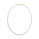 TINY AQUAMARINE GEMSTONE NECKLACE