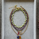 NEW Pearl and Peridot Necklace