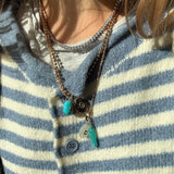 Amazonite Minnow Charm for chain