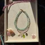 LUXE APATITE AND OPAL NECKLACE