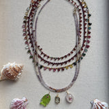 SARA DAINTY MIXED GEMSTONE NECKLACE
