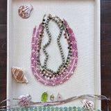 Fall Sage Green Pearl Strand Necklace