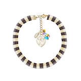 AMALFI VINYL BEAD NECKLACE IN STONE