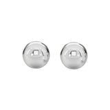 20 mm - Silver Bubble Stud Earring