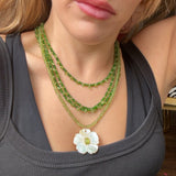 LUXE PERIDOT BRIOLETTE NECKLACE