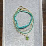 Blue Chalcedony Seahorse Charm
