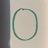 LIMITED EDITION: SATURATED SEAFOAM OPAL NECKLACE