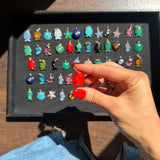 Red Coral Fish Charm