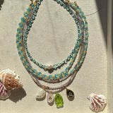SARA DAINTY MIXED GEMSTONE NECKLACE