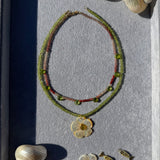 ANDESINE AND PERIDOT BRIOLETTE NECKLACE
