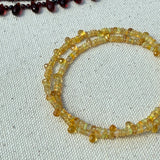 HONEY OPAL AND YELLOW SAPPHIRE BRACELET
