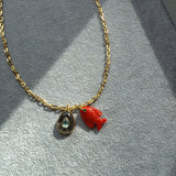 Smokey Quartz Teardrop Charm