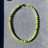 CITRON GREEN OPAL CANDY NECKLACE
