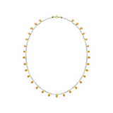 LUXE CITRINE AND MULTI AQUAMARINE BRIOLETTE NECKLACE