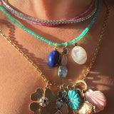 LIMITED EDITION: SATURATED SEAFOAM OPAL NECKLACE