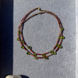 ANDESINE AND PERIDOT BRIOLETTE NECKLACE