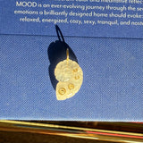 Moonstone shell charm