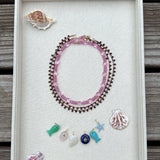 LUXE TOURMALINE AND GARNET BRIOLETTE NECKLACE