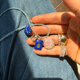 Lapis Rectangle Bubble Charm