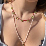 ANDESINE AND PERIDOT BRIOLETTE NECKLACE