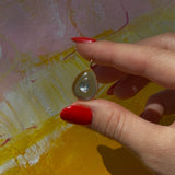 Smokey Quartz Teardrop Charm