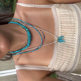 Blue Quartz Small Fish Charm