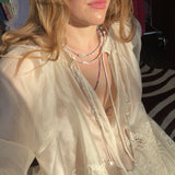 LIMITED EDITION MORGANITE PEARL WRAP NECKLACE