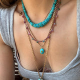 PINK TOURMALINE BRIOLETTE NECKLACE