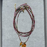LUXE AMBER TRIO CHARM SET
