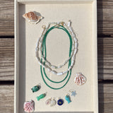 GREEN ONYX LAYERING NECKLACE