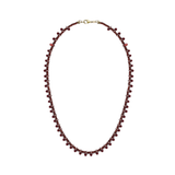 LUXE GARNET BRIOLETTE NECKLACE
