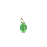 Light Green Puka Gemstone Shell Charm