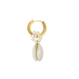 CAPRI SHELL EARRING IN PUKA SHELL