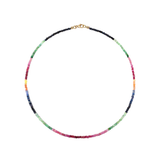 SATURATED MULTI-SAPPHIRE NECKLACE