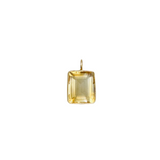 Citrine Bezel Charm