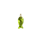 Green Quartz Small Fish Charm