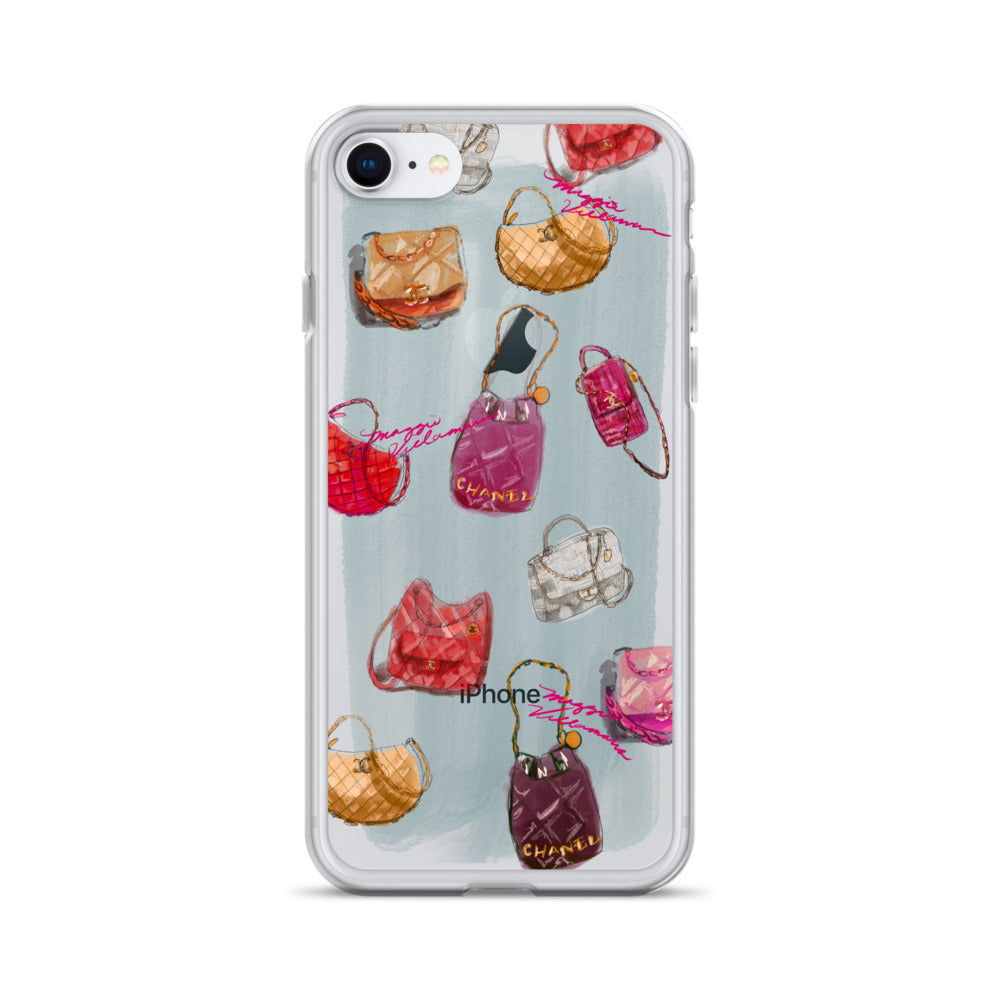 Purse Fashion Illustration Clear Case for iPhone® – Maggie Villamaria