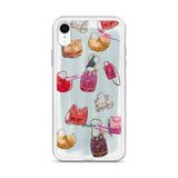 Purse Fashion Illustration Clear Case for iPhone®