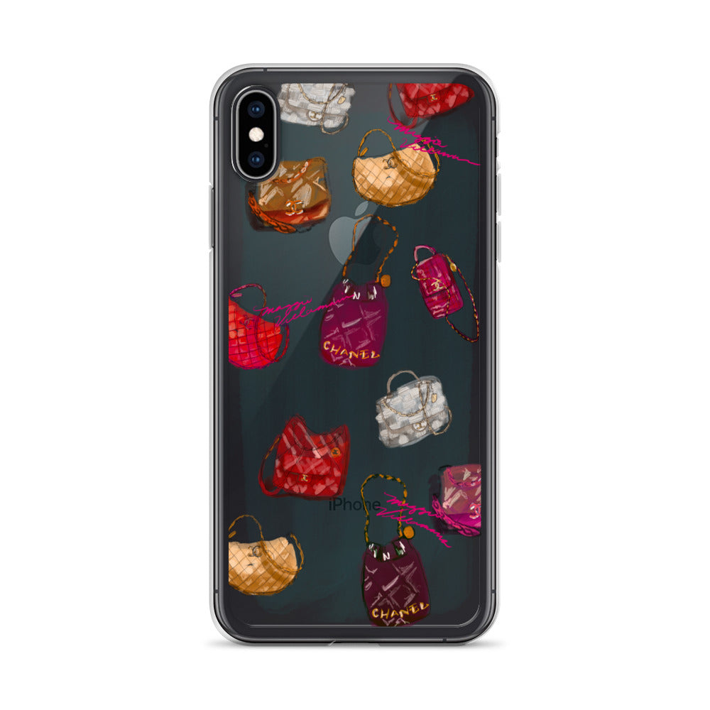 Purse Fashion Illustration Clear Case for iPhone®