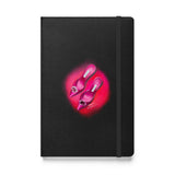 Pink Manolo Shoe Fashion Illustration Hardcover Bound Notebook