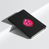 Pink Manolo Shoe Fashion Illustration Hardcover Bound Notebook